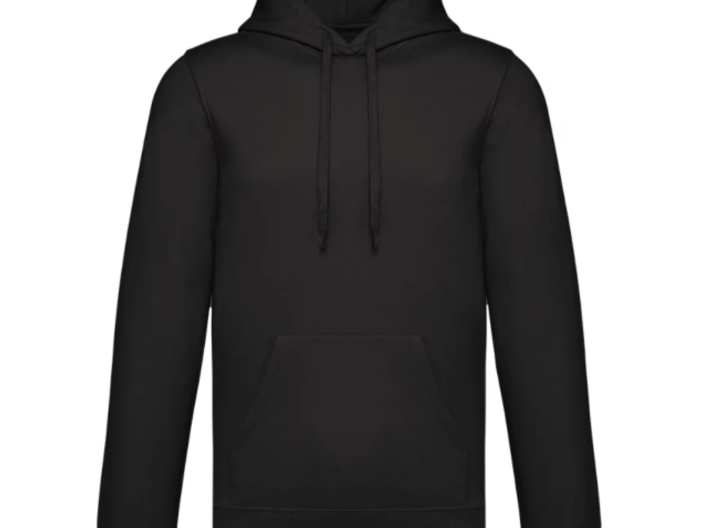 Heren hoodie, Zwart