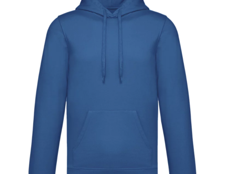 Heren hoodie, Licht royal blauw